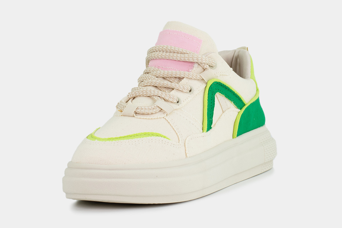 sneaker tweed - Verde/Verde Limão