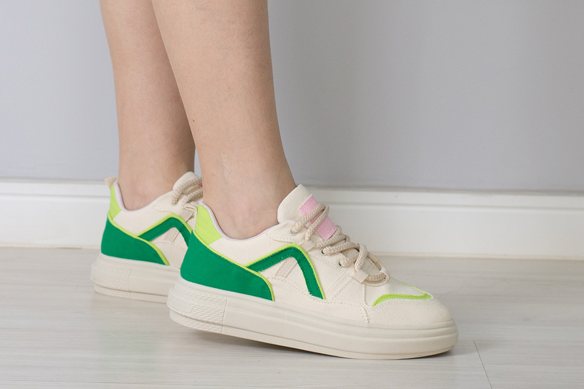 sneaker tweed - Verde/Verde Limão