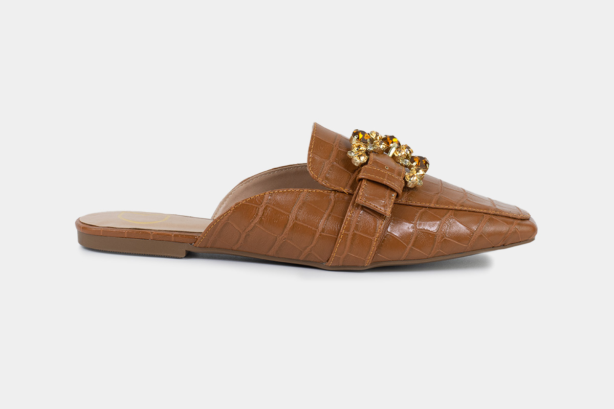 mule loafer - Caramelo/Bronze