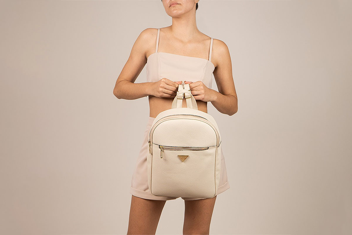 mochila backpack - Off-White/Rosa
