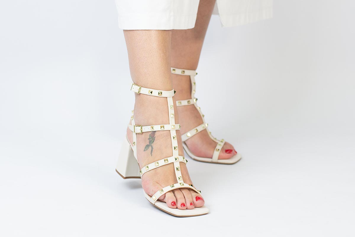 sandalia valentina - Off-White