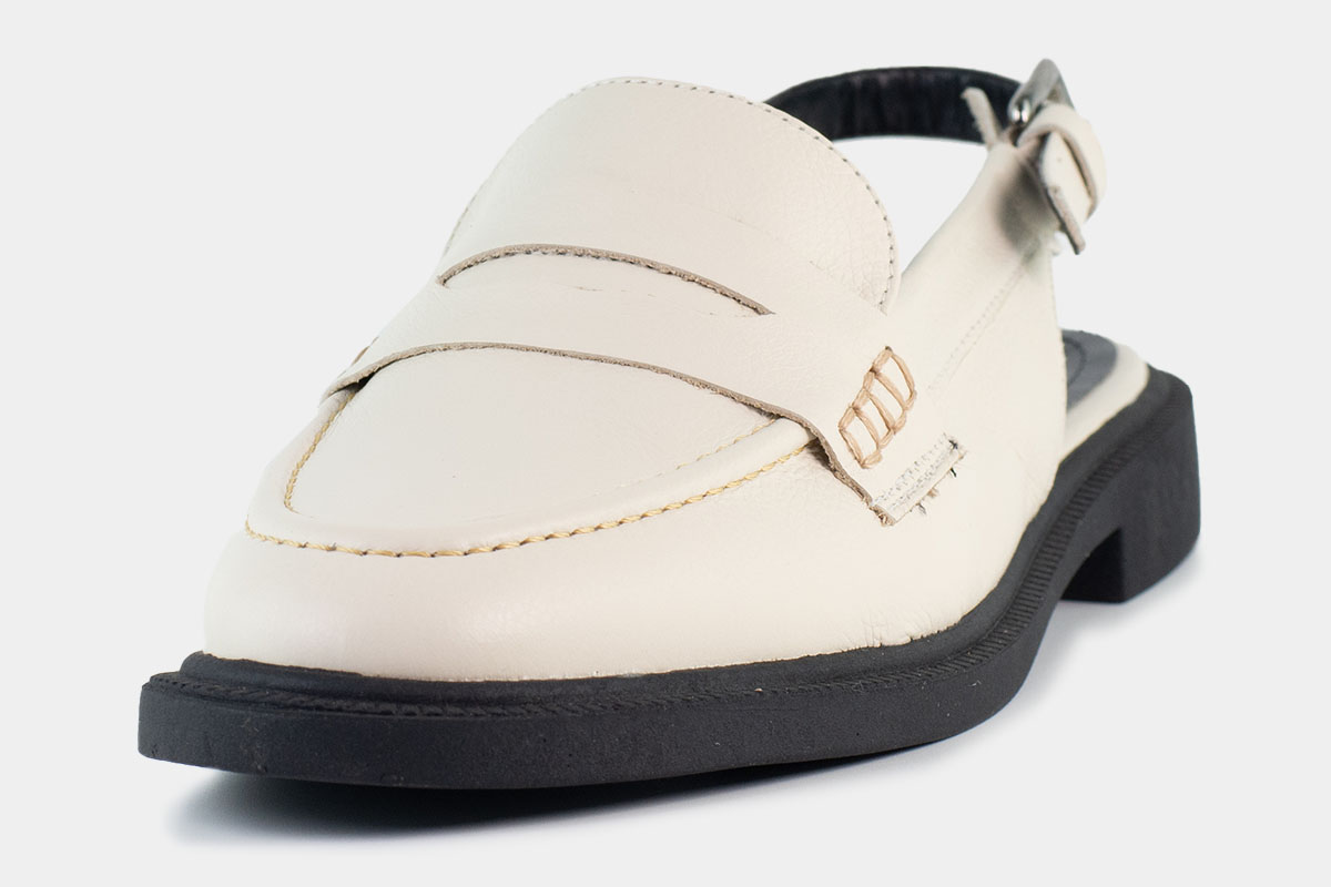 mocassim slingback - Off-White