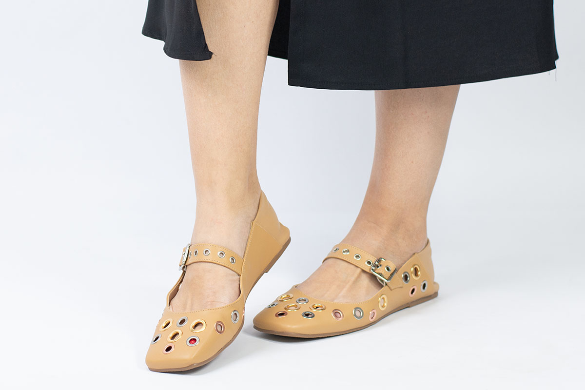 sapatilha loafer - Bege