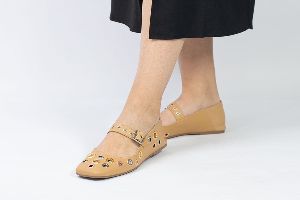 sapatilha loafer - Bege