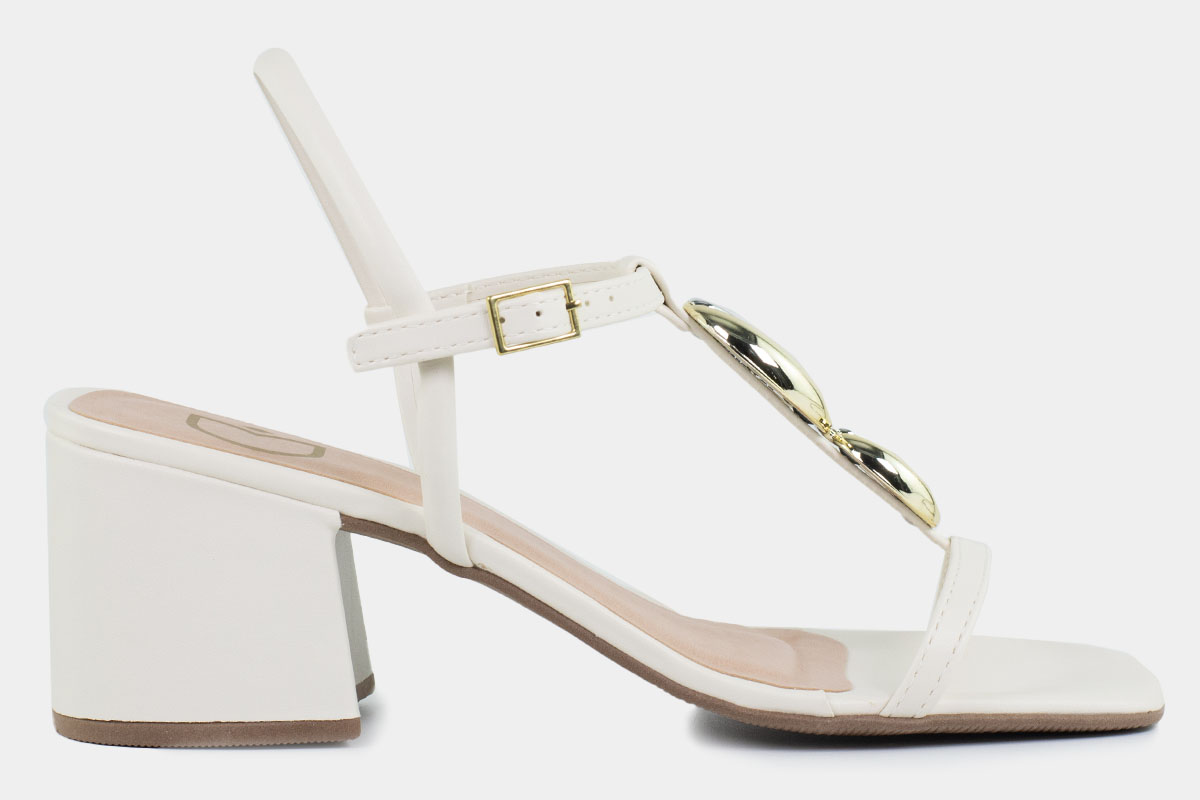 sandalia cacao - Off-White