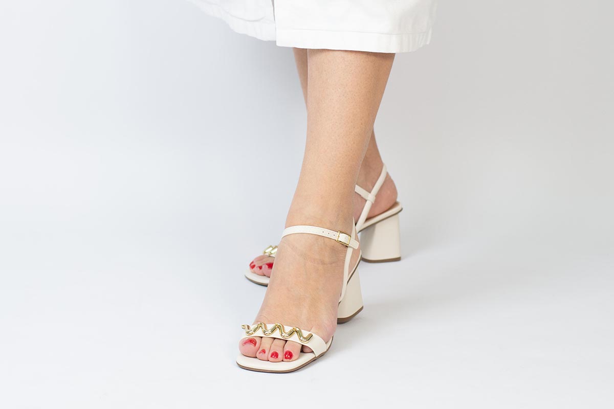 sandalia squiggle - Off-White