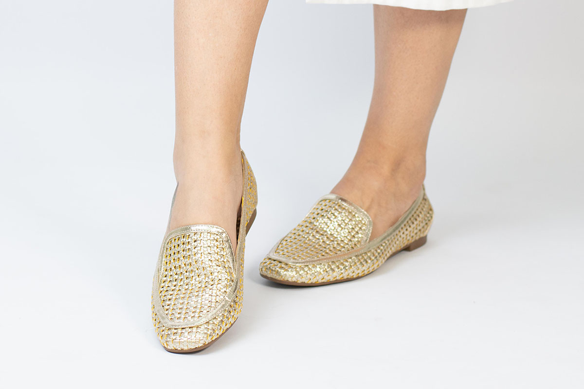 mocassim loafer - Dourado