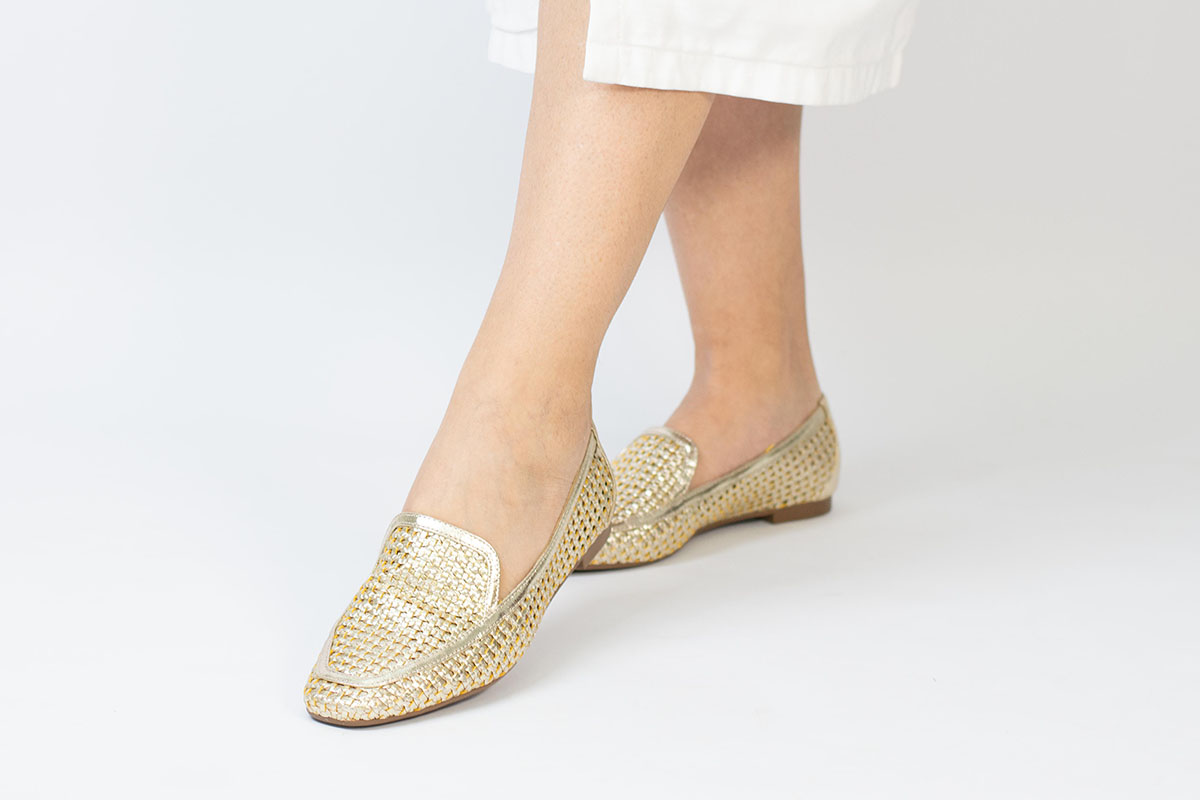 mocassim loafer - Dourado