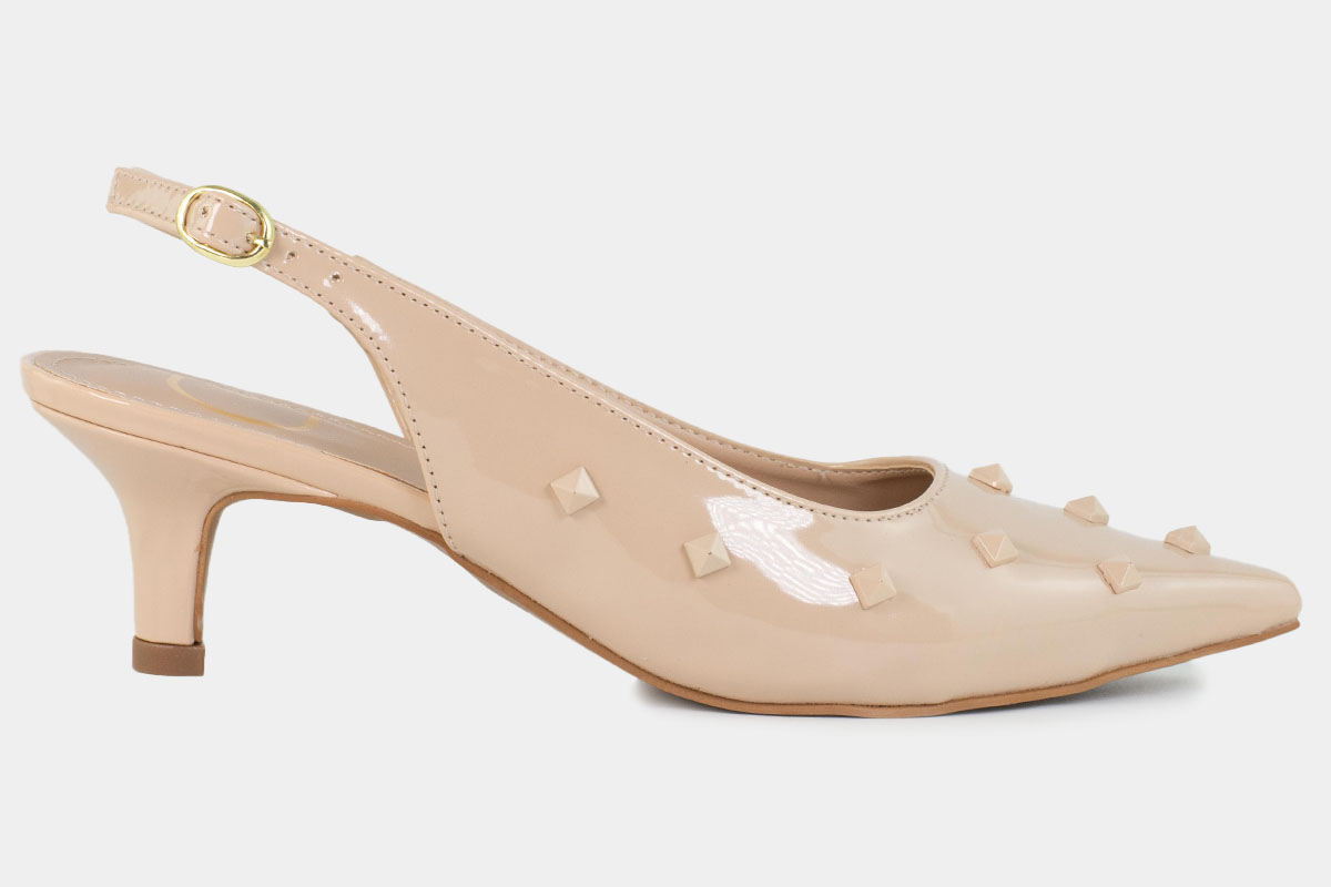 scarpin slingback bad kitty - Nude