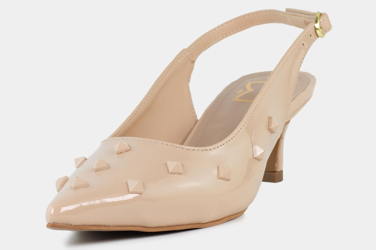 scarpin slingback bad kitty - Nude