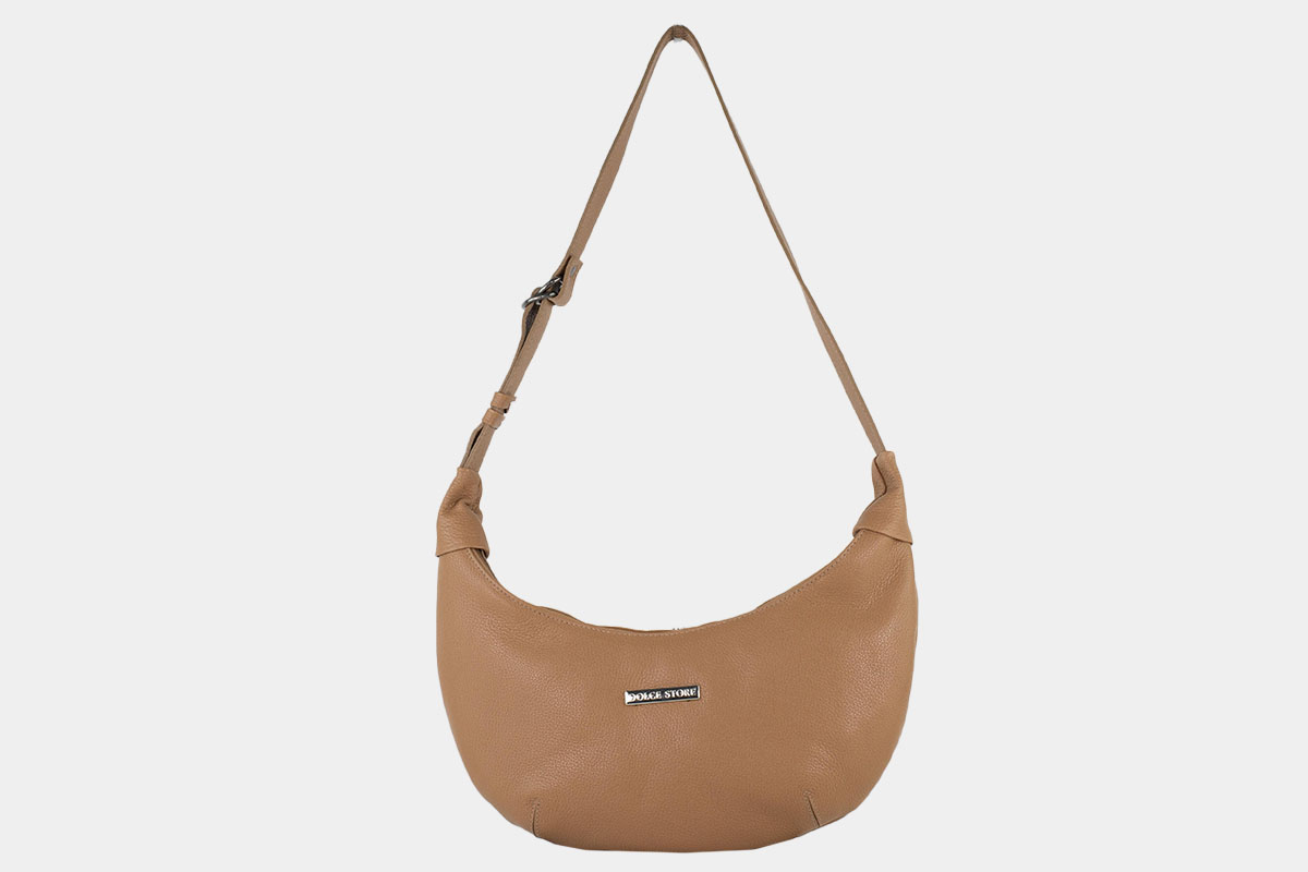 bolsa baguette virginia - Nude