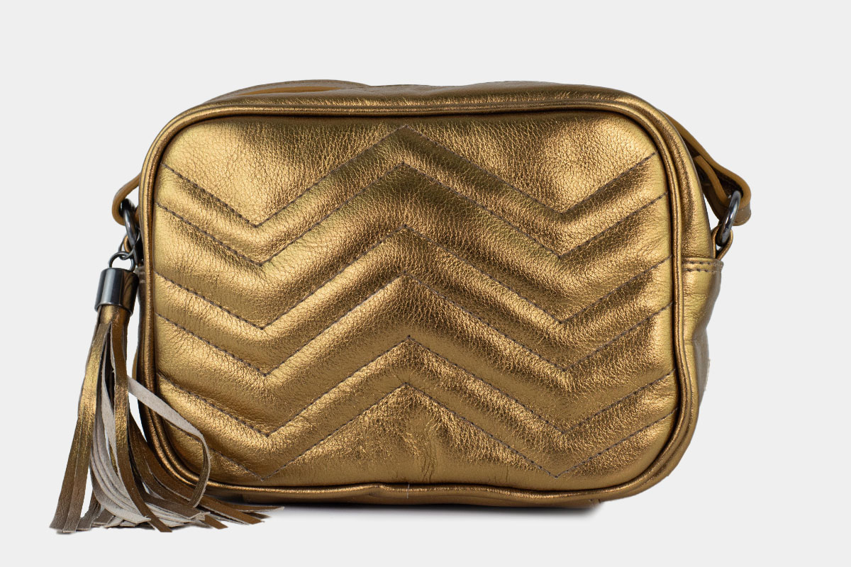 bolsa crossbody juliana - Bronze