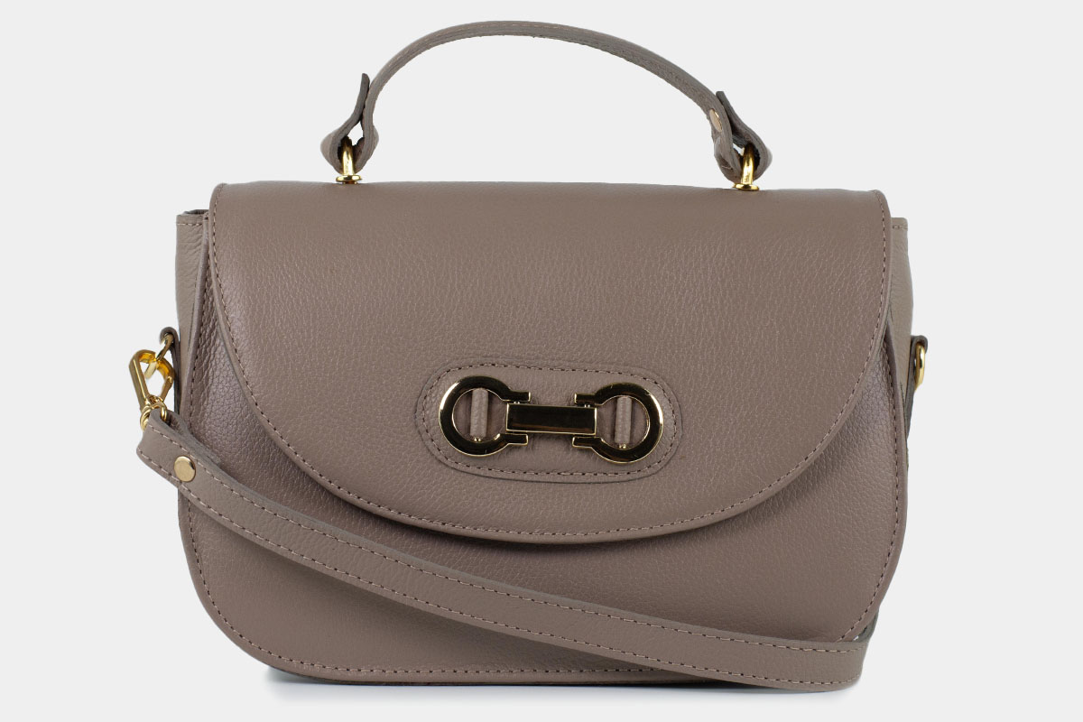 bolsa flap charlotte - Cinza